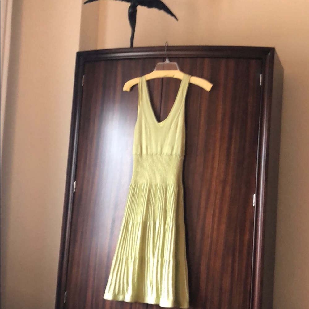 Celery green D Exterior dress